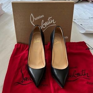 Christian Louboutin Black Nappa Shiny High Heel